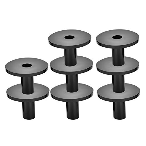 Alomejor Beckenständer Filz 8PCS Tragbare Kunststoff Trommel Beckenhülsen Long Cymbal Ersatzzubehör für Shelf Drum Kit von Alomejor