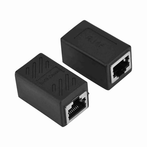 Alomejor Compact RJ45 Female -to Female -Network LAN Adapter Koppler für Stabile Verbindung, 2pcs Ethernet Extender Anschluss für Einen Bequemen Betrieb, Ideal Cat6 Ethernet Kabel Alomejor Compact RJ45 Female -to Female -Network LAN Adapter Koppler für Stabile Verbindung, 2pcs Ethernet Extender Anschluss für Einen Bequemen Betrieb, Ideal Cat6 Ethernet Kabel von Alomejor