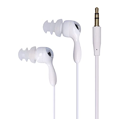 Alomejor Im Ohrstil Waterfames Kopfhörer für Intensive Sportliche Aktivitäten, Komfortable und Sichere Passform, Genießen Sie Musik Beim Fahrrad, ca. 40 cm Länge (White) von Alomejor