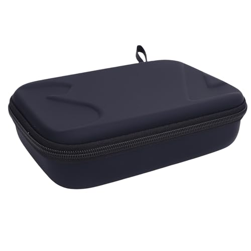 Alomejor Premium Matte Artificial Leder -Speichertasche für Osmo Mobile 7, Broker -Reise mit Mesh -Tasche mit Reißverschluss für den Außenbereich (BLACK) von Alomejor