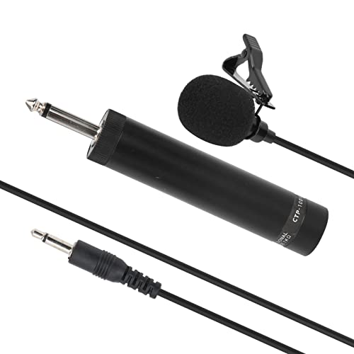 Alomejor Wired Lavalier -Mikrofon -Revers für Saxophon und Erhu mit 10 M Kabel Ideal für Musiker (5 Meter lang) von Alomejor
