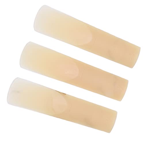 Alto Saxophon Reed Langable Harz Advanced Craft für Professionelle Spieler 3 PCs Altsaxophon Reed (Holzfarbe) von Alomejor