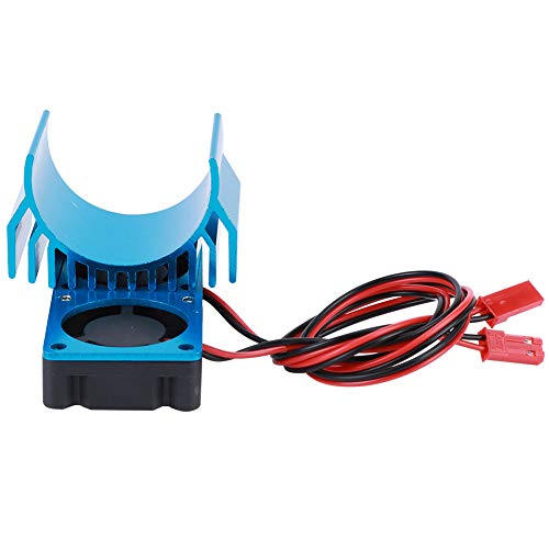 Aluminiumlegierung RC Wärme -Therm, die Wärme aus Dem Motor Reduzieren, Kompatibel mit 1/10 RC -Auto 540/550 Bracked 3650/3660 Motor ohne Besen (BLUE) von Alomejor