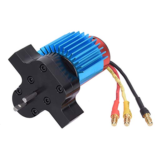 Anodierter Metallgetriebe 380 Motor ohne Besen für WPL C14 C24 1/16 RC -Auto - Einfach zu Installieren und für Hervorragende Leistung zu Entfernen (Schwarz WPL1687BL) von Alomejor