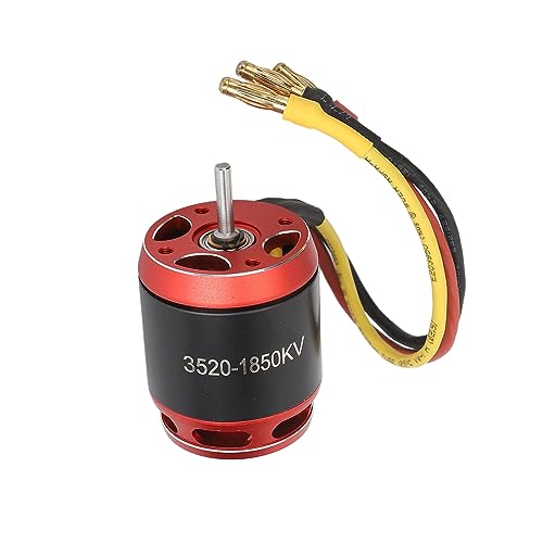 Auto RC -Motor ohne BAIS Abnehmbares Design Hochumwandlungsdesign 3542 Motoreinstellung ohne Besen für 1/10 RC Crawler Car (1850 kV) von Alomejor
