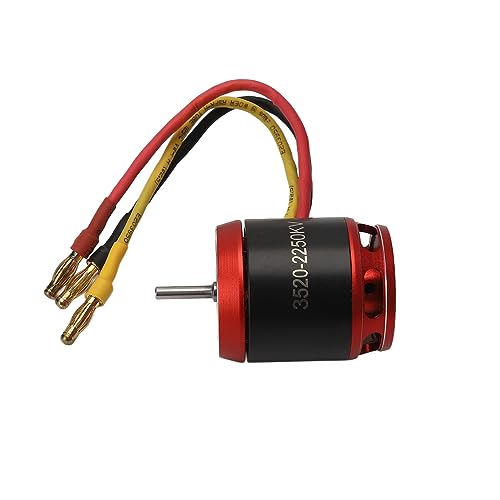 Auto RC -Motor ohne BAIS Abnehmbares Design Hochumwandlungsdesign 3542 Motoreinstellung ohne Besen für 1/10 RC Crawler Car (2250KV) von Alomejor