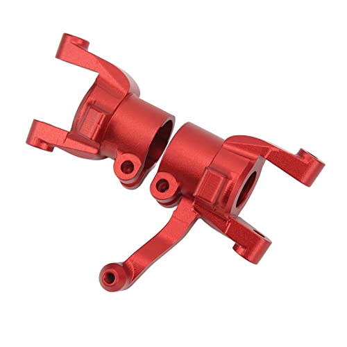 Das Ausgefeilte Design RC C -Hub -Träger für Axiales SCX6 1/6 RC Auto in Aluminiumlegierung für Nachhaltigkeit, Geeignete Autoventilatoren (Rot) von Alomejor
