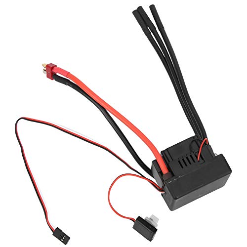 ESC High Power 80A ESC Electry Control ohne Bürste für das 1/8 RC -Auto, Super Glatt und Präzise Oberflächlich (T-Stecker) von Alomejor