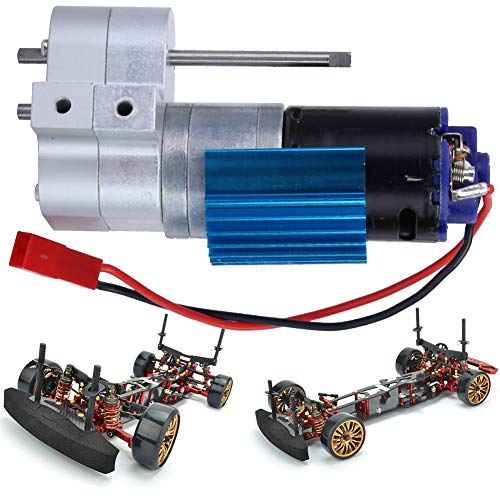 Einfache Installationsübertragungsgetriebe mit 370 Pinselmotor für WPL C14 C24 B14 B24 B16 B36 RC Verbesserung Das Auto Einfache Installationsübertragungsgetriebe mit 370 Pinselmotor für WPL C14 C24 B14 B24 B16 B36 RC Verbesserung Das Auto von Alomejor