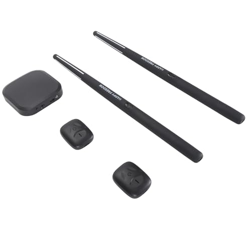 Elektronisches Schlagzeug-Set, Tragbares Virtual-Air-Drum-Kit mit 3D-Bewegungserkennung für Rock Beat Rhythm Stick Percussion von Alomejor
