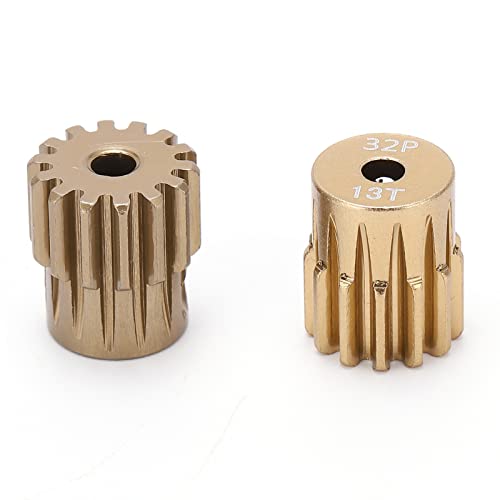 Exquisites Motor -Zahnradkit für 1/10 RC -Modell Auto, Langzeit 32p Rollen Tandwiel Set aus Aluminiumlegierung (13-14T) von Alomejor