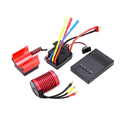 F540 4370KV Bürstenloser Motor für 1/10 RC -Auto, Hochpuritätskupferwicklungen, Reibungsloser Betrieb, Geeignet für Verschiedene Wettbewerbsbedingungen, Aluminiumlegierung + Kunststoff F540 4370KV Bürstenloser Motor für 1/10 RC -Auto, Hochpuritätskupferwicklungen, Reibungsloser Betrieb, Geeignet für Verschiedene Wettbewerbsbedingungen, Aluminiumlegierung + Kunststoff von Alomejor