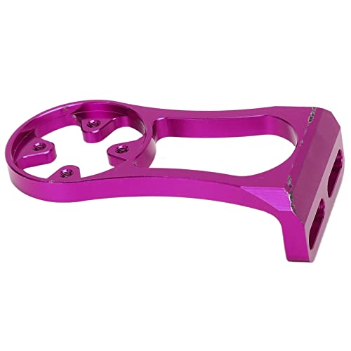 Frontrad Computer Combo Mount Robustes Aluminium Starkes Material für Outdoor -Reiten 2 X Halterung für GPS, Geeignete Stammmitte, Schwarz, Schwarz (Purple) von Alomejor
