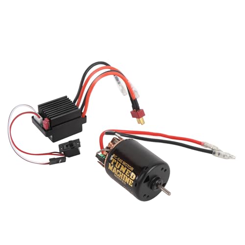 Gebürstete Motor für Rotes Gen 8, Hohe Magnete Bieten eine Präzise Steuerung der Bewegung für das Axiale Auto SCX10 90046 1/10 RC (45T) von Alomejor