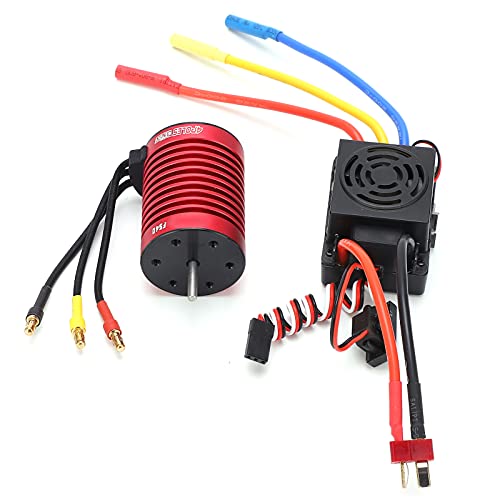 Hightorque F540 4370KV Bürstenloser Motor und 60A Bürstenloser ESC -Set für 1/10 RC -Autos, Wasserdicht und Zuverlässig, für Rennliebhaber Hightorque F540 4370KV Bürstenloser Motor und 60A Bürstenloser ESC -Set für 1/10 RC -Autos, Wasserdicht und Zuverlässig, für Rennliebhaber von Alomejor