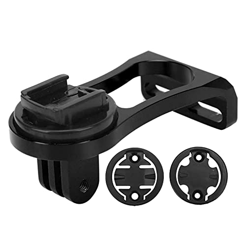 Hochwertige Aluminium -Legierungs -Bike Computerhalterung, Easytoinstall Lenkermontage für die Aufnahme Ihrer Fahrt (Black) von Alomejor
