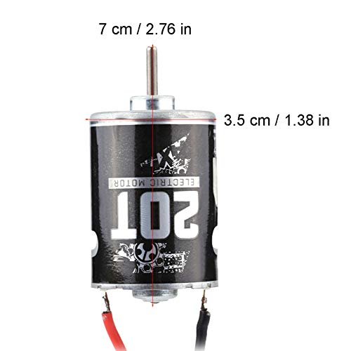 Hochwertiger Metall -RC -Auto Motor mit Perfekter Wärmeableitungsleistung für Ferngesteuerte Autoventilatoren auf Einer Skala von 1/10 (20T) von Alomejor