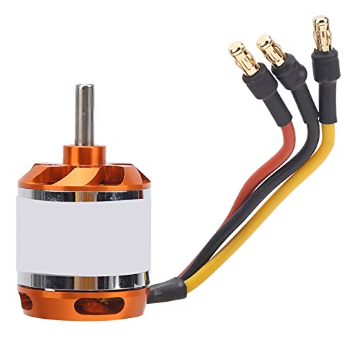 Hochwertiger RC -Motor Starker Druckkraft Leichter und Praktischer Betriebstemperaturbereich -0 ℃ Bis +80 ℃, Exquisite Handwerkskunst, für RC FixedWing Flugzeugventilatoren (1500KV) von Alomejor