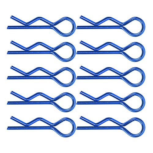 Kleine und Leichte Schalen -RC -Clips für 1/5 1/6/8/10 RC Auto, 10 PCs 7 Mm Shell Pins Clips für Einfache Installation und Verwendung (BLUE) von Alomejor