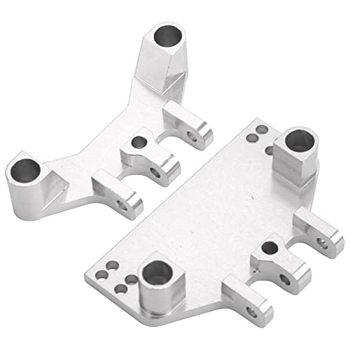 Langlebige Aluminiumlegierung RC -Auto -Servo Verknüpfungsklasse, Front Heck Stange Sockel für MN86K MN86K (SILVER) von Alomejor