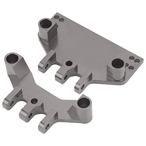Langlebige Aluminiumlegierung RC -Auto -Servo Verknüpfungsklasse, Front Heck Stange Sockel für MN86K MN86K (Ti-Farbe) von Alomejor