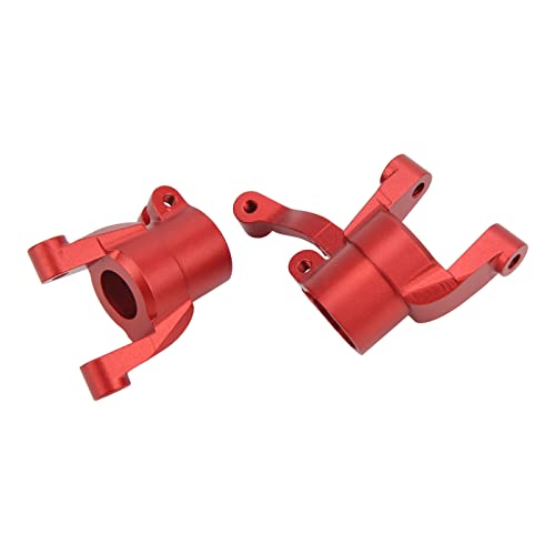 Langlebige RC -Aluminium -Legierung C Hub Caster Upgrade Teil für Axiale SCX6 1/6 RC Auto, das Attraktives Aussehen Aufrechterhalten, Perfekt für Autoenthusiasten (Rot) von Alomejor