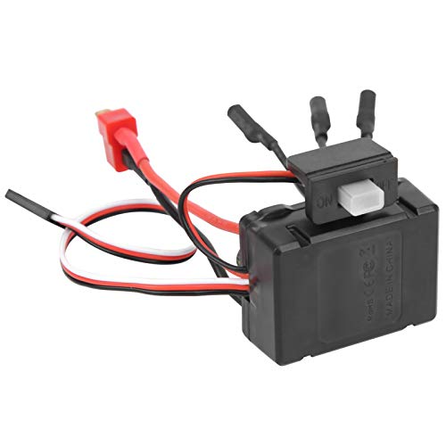 Langlebiger 25A Wasserdichte Elektrische Geschwindigkeit Controller, Kompatibel mit 1/16 1/18/20 RC -Auto mit Low -Volt Grenzwert und Motorstandschutz, Ideal für Fernbedienungsautos Langlebiger 25A Wasserdichte Elektrische Geschwindigkeit Controller, Kompatibel mit 1/16 1/18/20 RC -Auto mit Low -Volt Grenzwert und Motorstandschutz, Ideal für Fernbedienungsautos von Alomejor