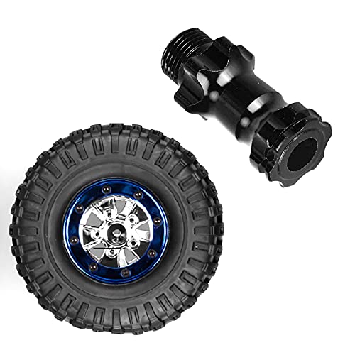 Langlebiger Aluminium 17mm -Hex -Hub Erweiterungsadapter für 1: 8 Skala RC Modellauto, Perfekter Ersatz für RC Radhalter Widener Hobbyisten (BLACK) von Alomejor
