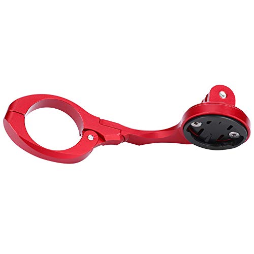 Leichte Aluminiumlegier -Computer -Unterstützung für/Bryton /, Karzpreishalter für 25,4/31,8 Mm Muisse, Verlängerungskit des Black Bicycle Tomometometer Radfahrers (Rot) von Alomejor