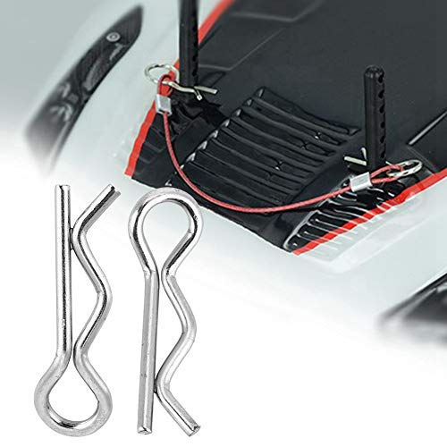 Metall Edelstahl Langable Body Shell Clips für RC -Auto -Schwanzteile, 8 Set für Einfache Gebrauch, Ideale RC Modellauto Enthusiasten Metall Edelstahl Langable Body Shell Clips für RC -Auto -Schwanzteile, 8 Set für Einfache Gebrauch, Ideale RC Modellauto Enthusiasten von Alomejor