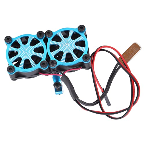 Modifikation des Motors des Radadiatormotors mit Kühlventilator für 1/10 RC -Auto, Automatischer Temperaturregelsensor, Langlebiges Aluminiumlegierungsmaterial, Angepasst für Scx10, Wltoys [1/10 RC, Modifikation des Motors des Radadiatormotors mit Kühlventilator für 1/10 RC -Auto, Automatischer Temperaturregelsensor, Langlebiges Aluminiumlegierungsmaterial, Angepasst für Scx10, Wltoys [1/10 RC, von Alomejor