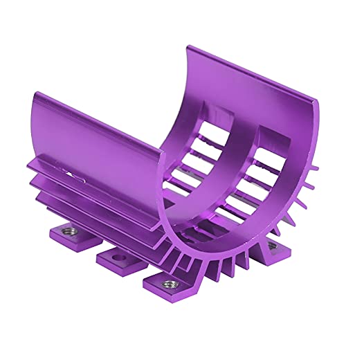 Motor Kühlkörper Schnellkühlung Aluminiumlegierungskühler für Wltoys 144001 1/14 RC -Auto -Upgrade Teile für RC Auto Enthusiasten Geeignet (PURPLE) von Alomejor