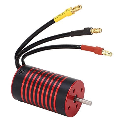 Motor ohne Bürste mit Hohem Robustfreiem Stahl -RC -Auto in Edelstahl für 1/12 1/14 RC Rennen (3700KV) von Alomejor