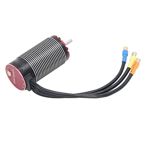 Motor von 2150 KV mit 4 RC -Stangen mit Temperatursensor, Adaptiert an das 1/8 RC -Auto, Rotor Explosionsnachweise, Aluminiumlegierungmaterial Motor von 2150 KV mit 4 RC -Stangen mit Temperatursensor, Adaptiert an das 1/8 RC -Auto, Rotor Explosionsnachweise, Aluminiumlegierungmaterial von Alomejor