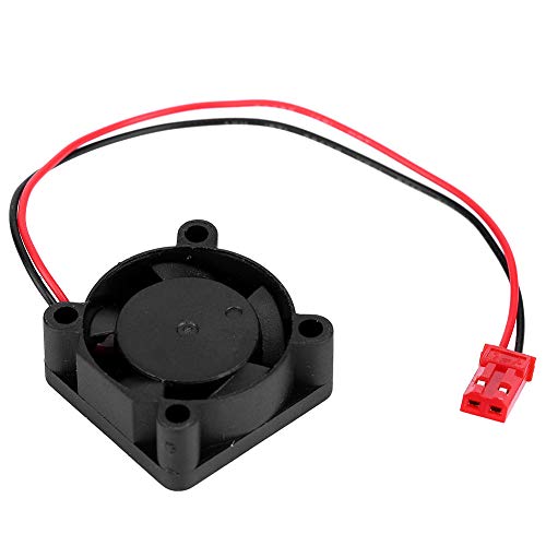 Motorkühlkörper mit Kühlventilator für RC 1:10 Auto, Längere Aluminiumlegierung von Aluminium 10294 oder Ausgezeichnet für RC -Hobbyisten (25 * 25mm 5 V mit Zubehör) von Alomejor