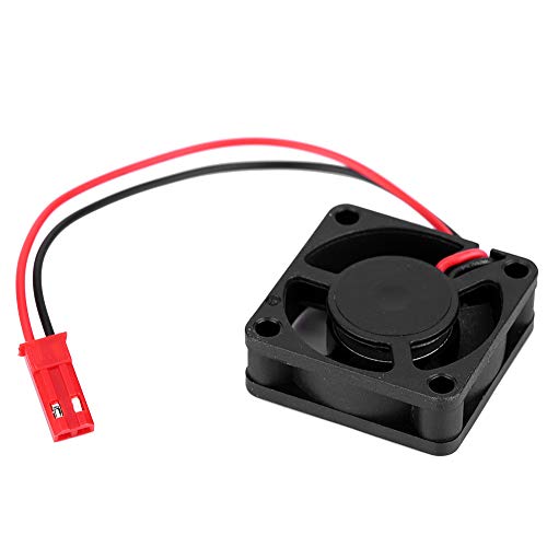 Motorkühlkörper mit Kühlventilator für RC 1:10 Auto, Längere Aluminiumlegierung von Aluminium 10294 oder Ausgezeichnet für RC -Hobbyisten (30 * 30 mm 5 V mit Zubehör) von Alomejor