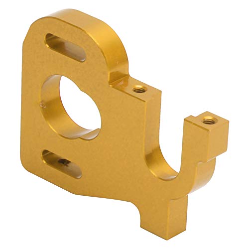 Precision CNC Machter Motorhalterung für Wltoys 1/14 144001 RC -Auto, Schöner Ersatz für den Alten Halter, RC -Motorhalterhalter (Golden y) von Alomejor