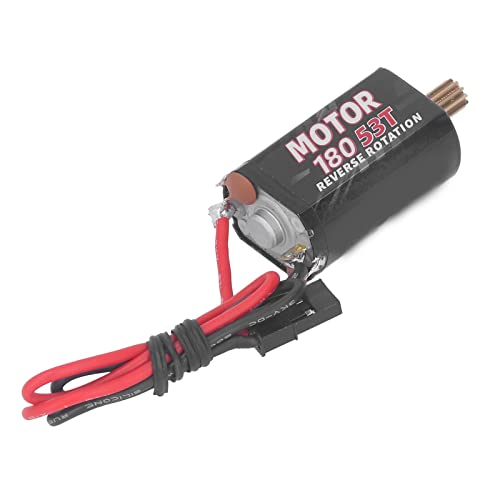 RC -Auto Gebürsteter Motor 53T Hoch, Versiegelte Lager für TRX4M 1/18 Kletterwagen, Schwarz RC -Auto Gebürsteter Motor 53T Hoch, Versiegelte Lager für TRX4M 1/18 Kletterwagen, Schwarz von Alomejor