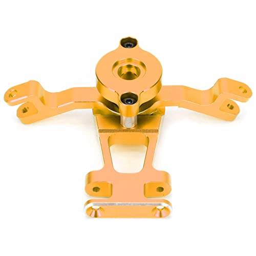 RC Bell Crank Lenksbaugruppe aus Hochwertiger Aluminiumlegierung für Erevo 2.0/Summit 1/10 RC-Auto, Einfache Modifikation für Hobbyisten (GOLD) von Alomejor