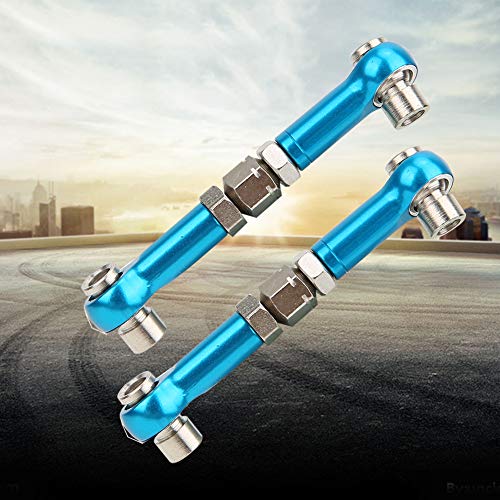 RC Frontlenker -Verknüpfung Präzision CNC Bearbeitete Stangen für HPI RS4 Sport 3 1/10 in Bluesilver für RC -Auto Upgrade (blau 113696B) von Alomejor