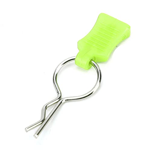 RC -Karosserie -Clip Pin Set Halteles Aluminium Legierungs Zubehör Teile Für 1/5 1/8 BlackBlueOrangeGreenred Für RC Autosbegeisterte (Gelbgrün) von Alomejor