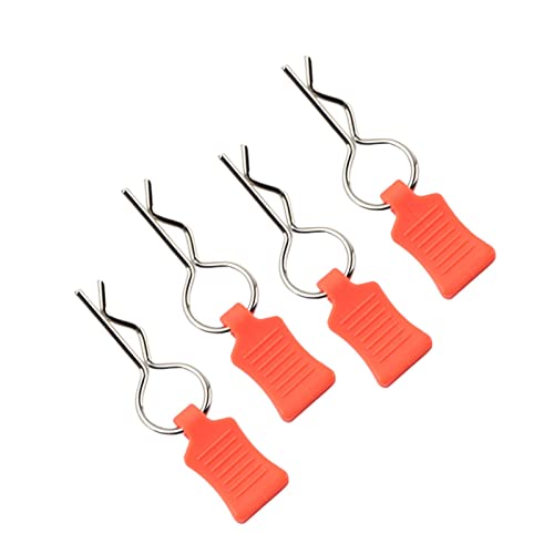 RC -Karosserie -Clip Pin Set Halteles Aluminium Legierungs Zubehör Teile Für 1/5 1/8 BlackBlueOrangeGreenred Für RC Autosbegeisterte (ORANGE) von Alomejor