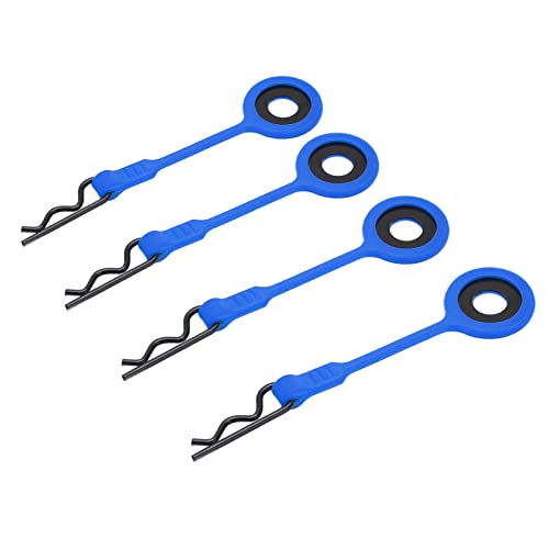 RC -Körperclips RC Rosa der Langlebigen Universellen Zurückhaltung für das Automodell 1/10, Einfach zu Installieren für Autoamateure - 4pcs Axial Scx10, D90 (Dunkelblau) von Alomejor