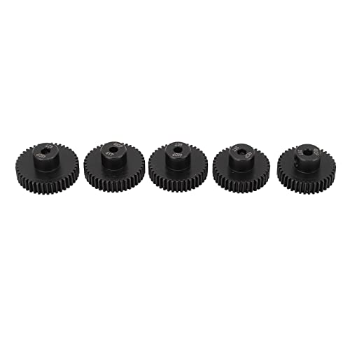RC -Ritzelmotor -Zahnrad Kit Verschiedene Zähne Exquisite Verarbeitung für 1/10 RC Auto [5pcs] von Alomejor