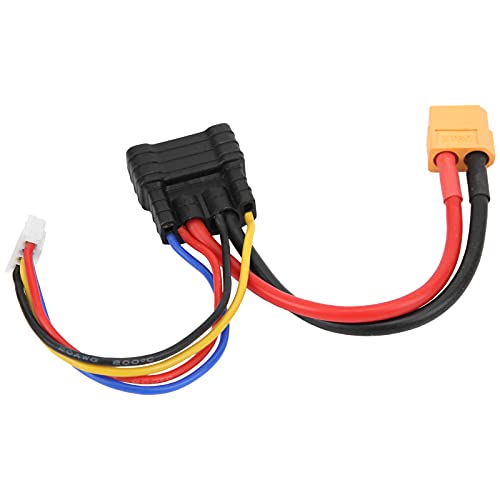 RC für -3s Bis XT60 Leamer -Kabel, Starkes und Tragbares Kabel für RC Auto/flach, Kompatibel mit Lipo Akku, Schwarz+rot+blau+gelb RC für -3s Bis XT60 Leamer -Kabel, Starkes und Tragbares Kabel für RC Auto/flach, Kompatibel mit Lipo Akku, Schwarz+rot+blau+gelb von Alomejor
