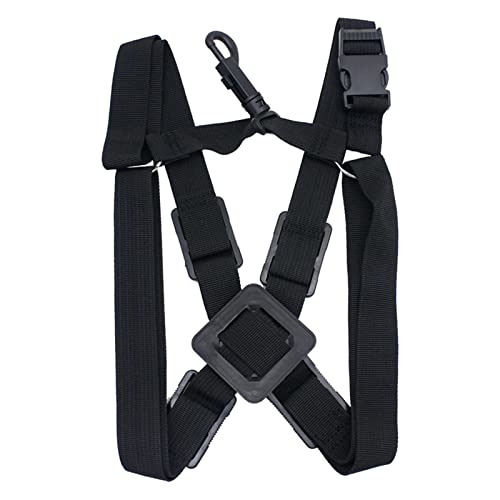 Saxophon-Schultergurt Einstellbare Nylon Saxophon Gurt Alto Tenor Sopransaxophon Harness Schultergurt mit Haken von Alomejor