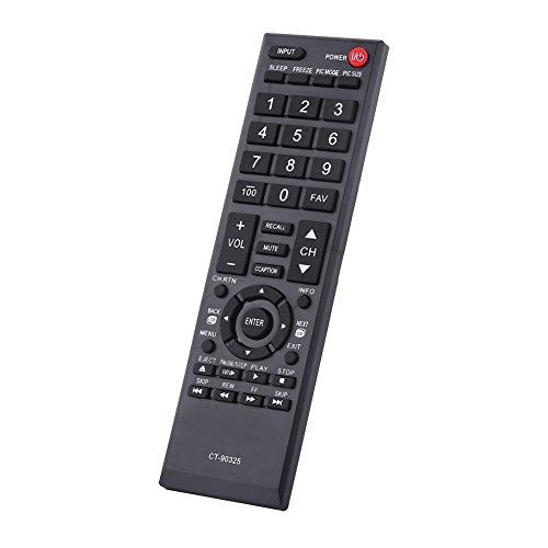 Tragbare Universelle Fernbedienung für TV Schwarz Weiter Weitere Sender -Distanzstabile Performance für Home Entertainment von Alomejor