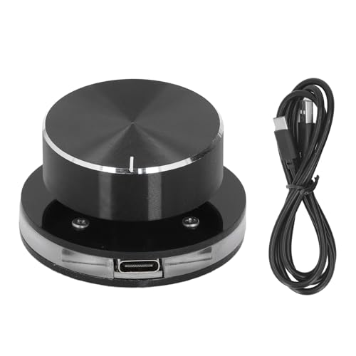 USB -Lautstärkeregler, RGB Light Typ C Multimedia -Controller mit Abkürzungsschlüssel für Android -System -PC -Laptop -Desktop USB -Lautstärkeregler, RGB Light Typ C Multimedia -Controller mit Abkürzungsschlüssel für Android -System -PC -Laptop -Desktop von Alomejor