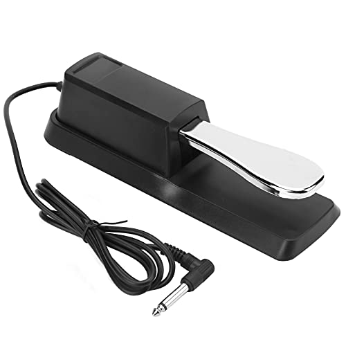 Unterstützung des Haltbaren Pedals für Elektrisches Klavier für Elektrische Klaviersynthesizer-Synthesizer der MIDI-Tastatur, Anti-Lip-Design, Universelle Kompatibilität von Alomejor