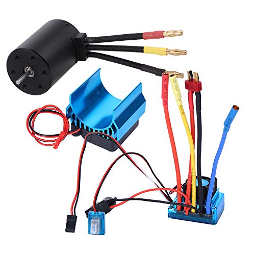 Upgrade 3650 RC Motor ESC Wärme Theat Therm, 1/10 RC -Automodellzubehör, Wasserdichte ESC für Enthusiasten (120a) von Alomejor